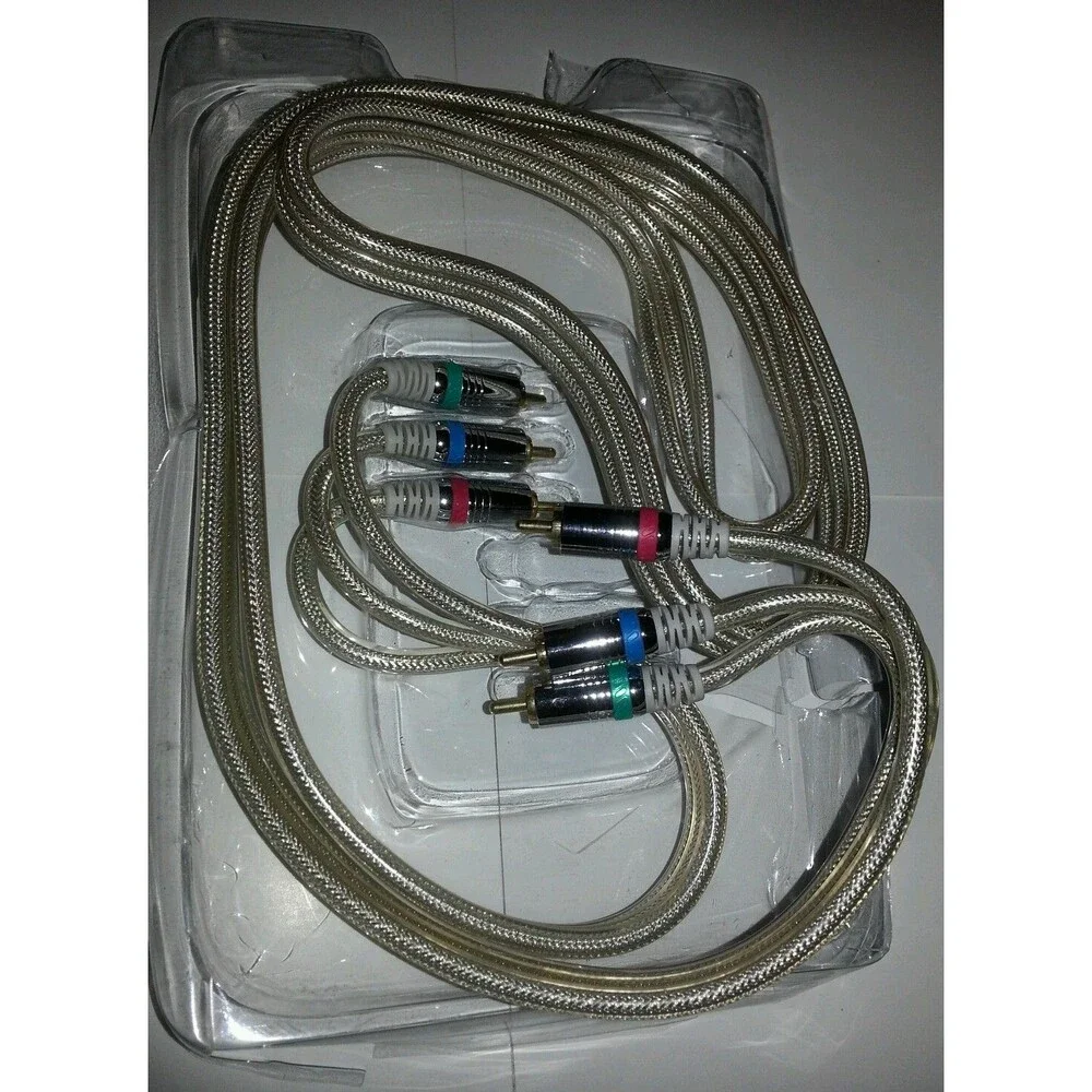 Philips 24K Gold Plated 6 ft Component Video Cable for HDTV SWV3302W/17 6'